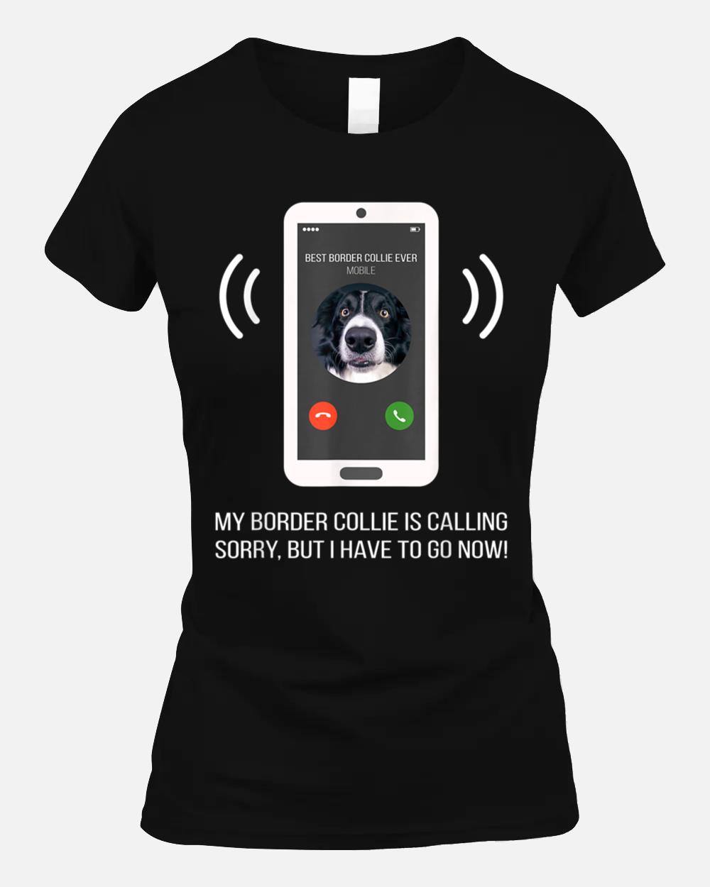 Funny Border Collie Dog Unisex T-Shirt