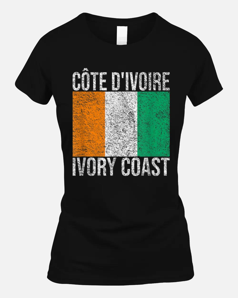 IVORY COAST FLAG COTE D'IVOIRE ABIDJAN YAMOUSSOUKRO Unisex T-Shirt