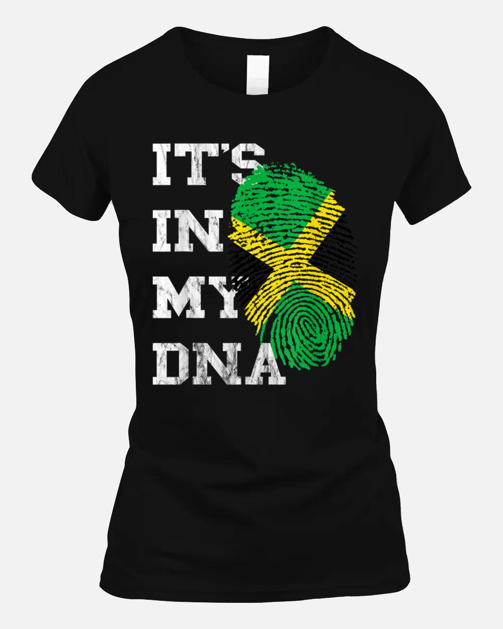 It's In My DNA Jamaica Genetic Jamaican Roots Jamaican Pride Unisex T-Shirt