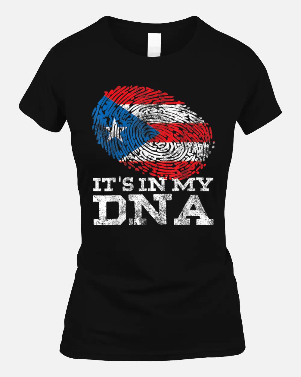 It's In My DNA Puerto Rico Rican Hispanic Heritage Month Unisex T-Shirt
