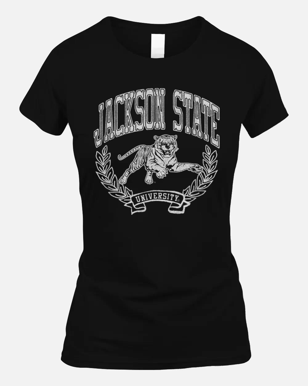 Jackson State Tigers Victory Logo Officially Licensed Unisex T-Shirt