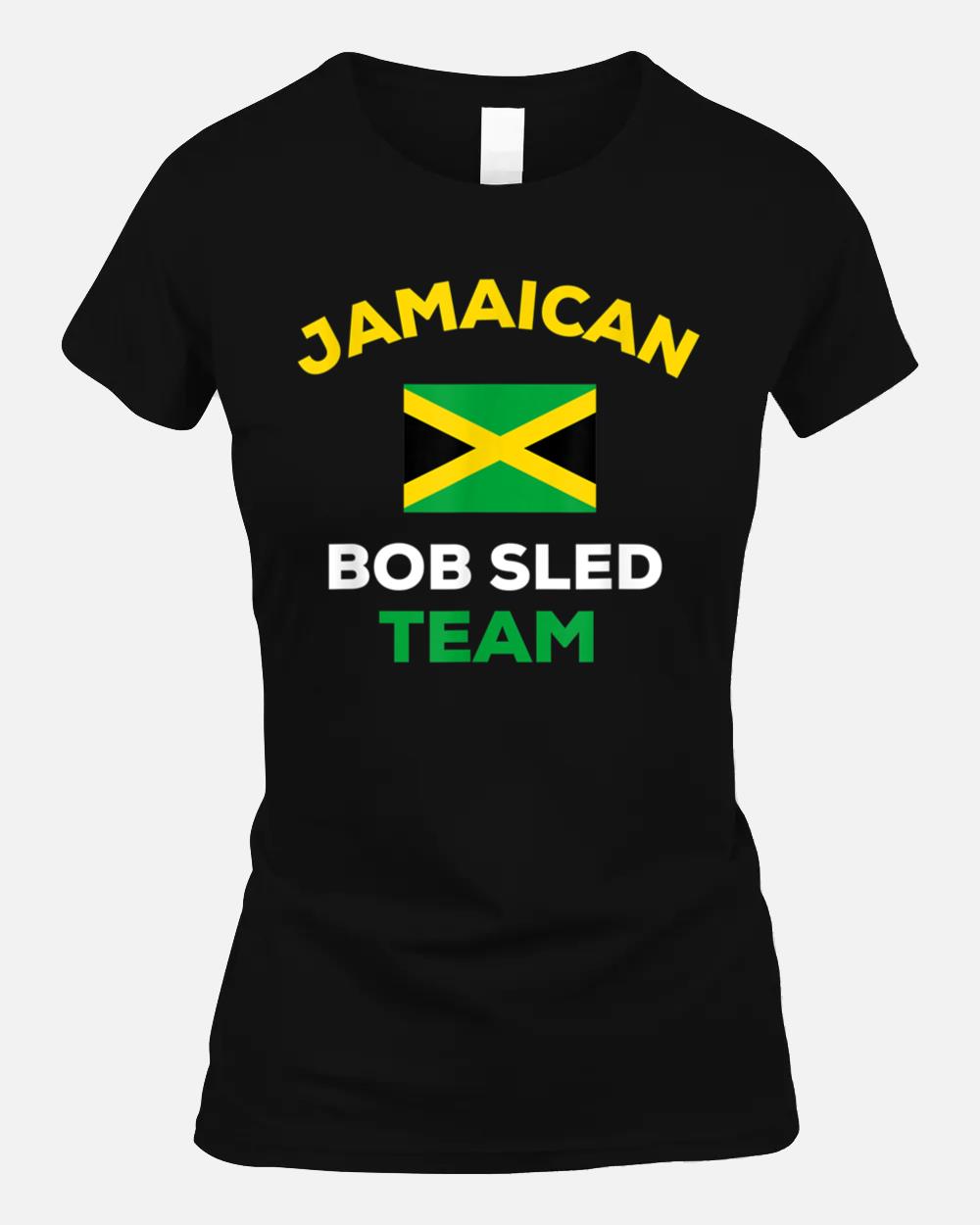 Jamaican Bobsled Team Jamaica Flag Country Funny Unisex T-Shirt