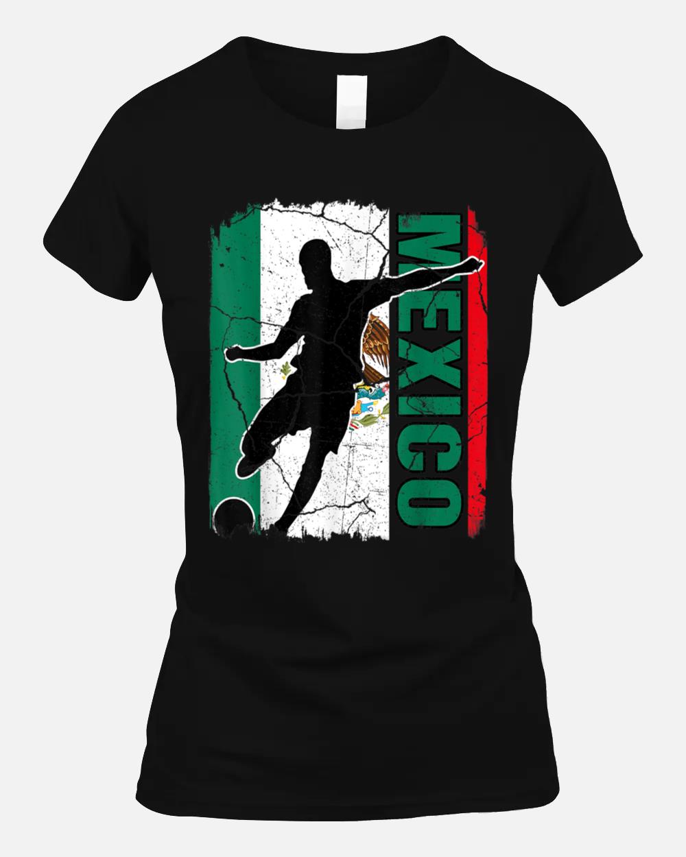 Mexican Soccer Team Mexico Flag Jersey Football Fans Unisex T-Shirt