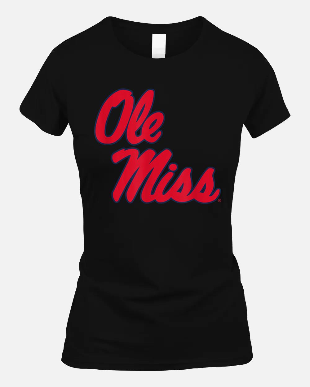 Mississippi Ole Miss Rebels Icon Logo Officially Licensed Unisex T-Shirt