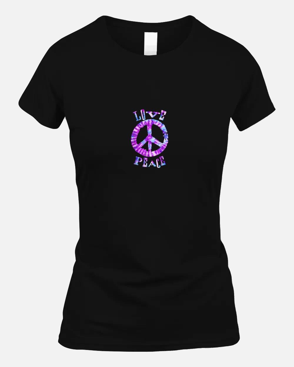 PEACE SIGN shirt LOVE TShirt 60s 70s Tie Die Costume Unisex T-Shirt