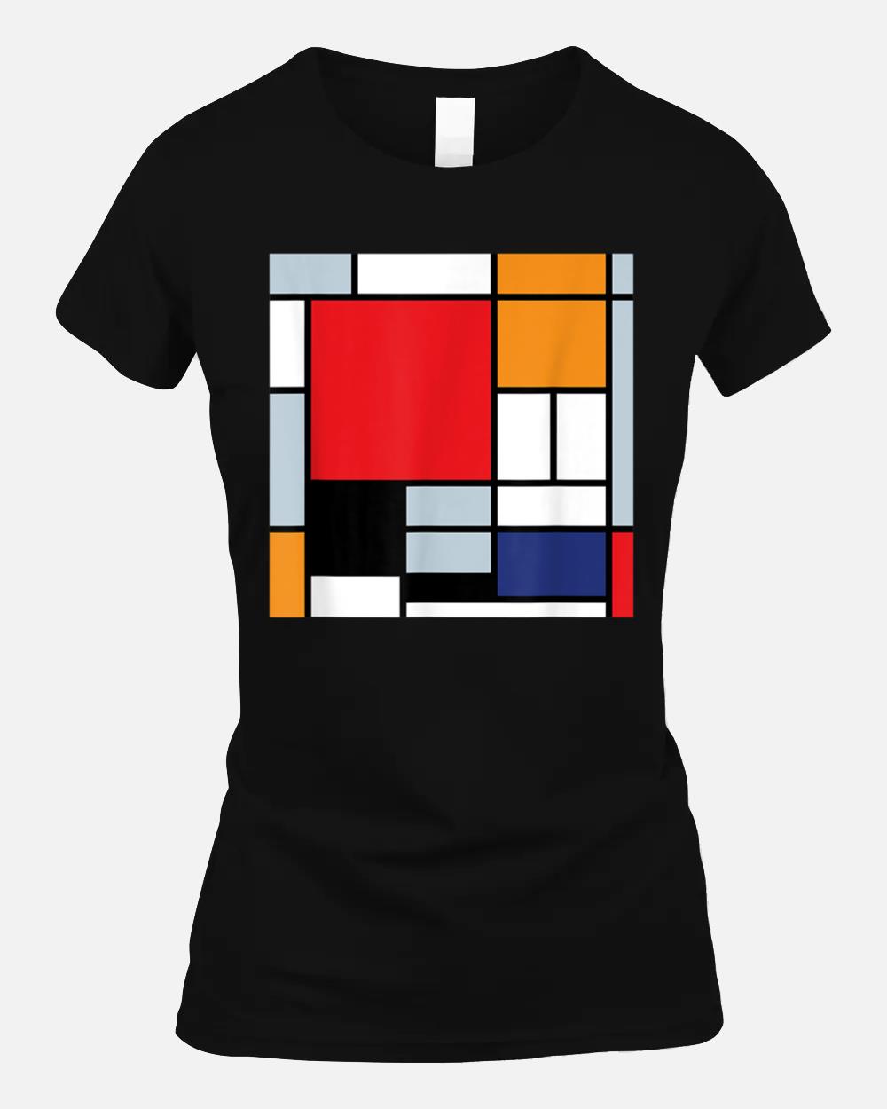 Piet Mondrian - Composition with Large Red Plane Modern Art Unisex T-Shirt
