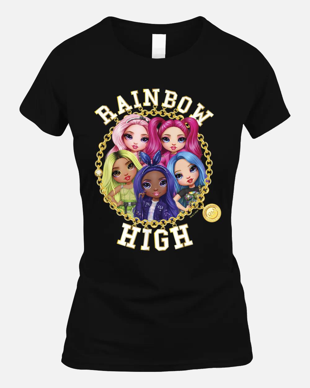 Rainbow High Group Circle Necklace Poster Unisex T-Shirt
