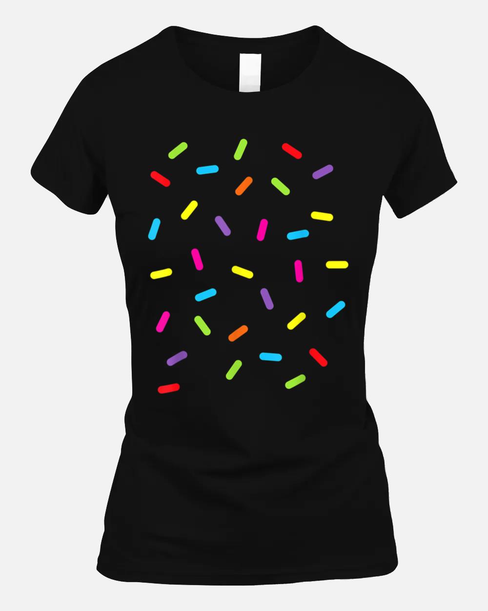 Rainbow Ice Cream Sprinkles  Easy Halloween Costume Unisex T-Shirt