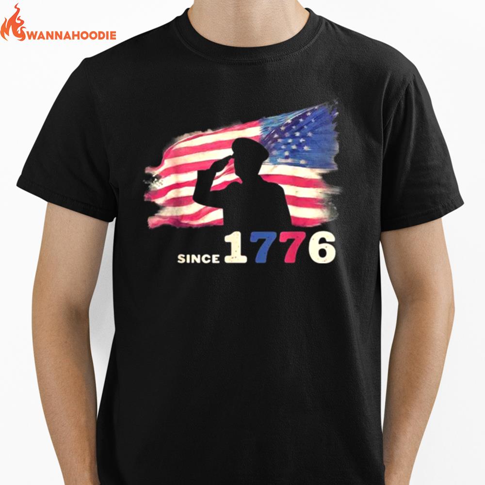 4Th Of July 1776 American Flag Unisex T-Shirt for Men Women