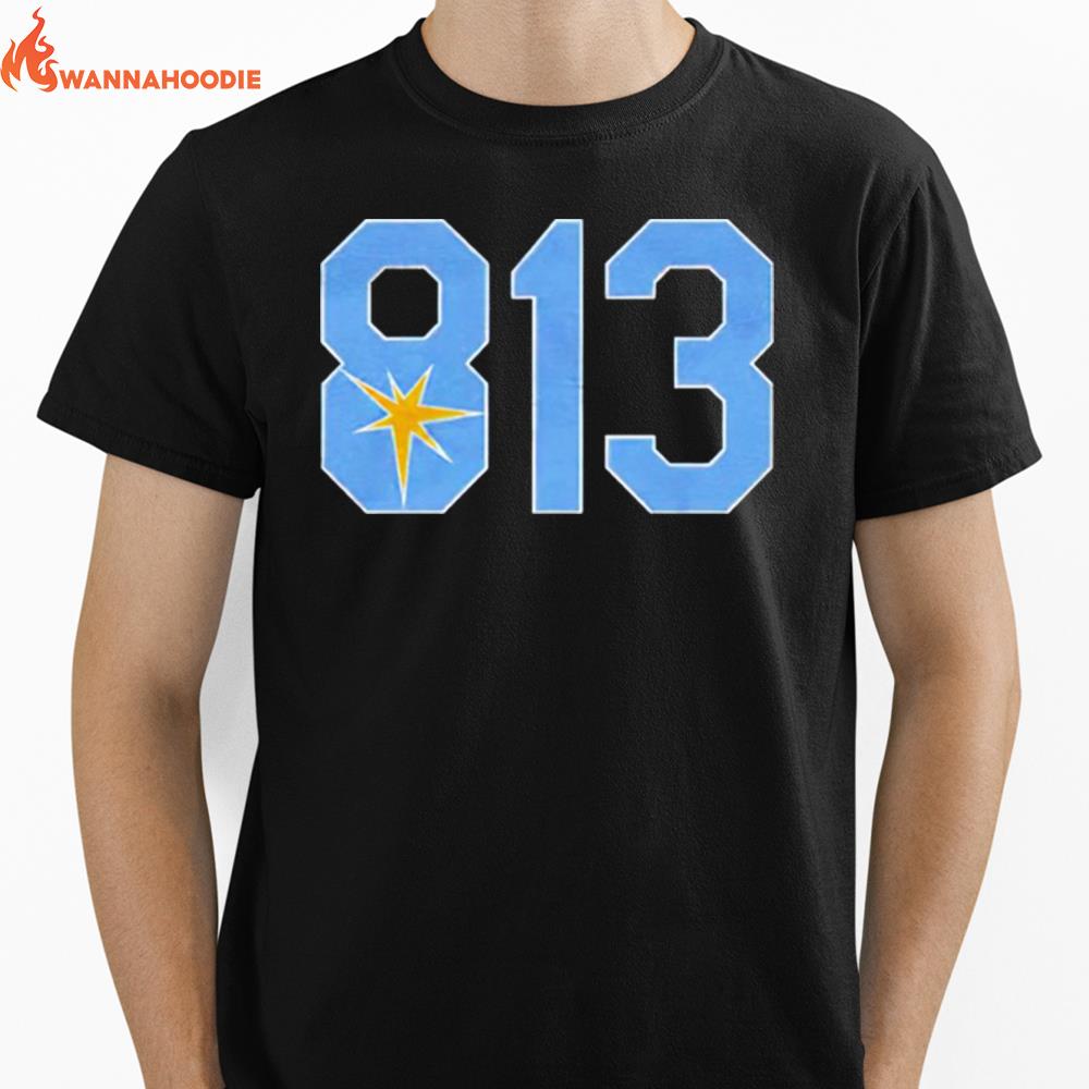 813 Tampa Bay Rays Unisex T-Shirt for Men Women