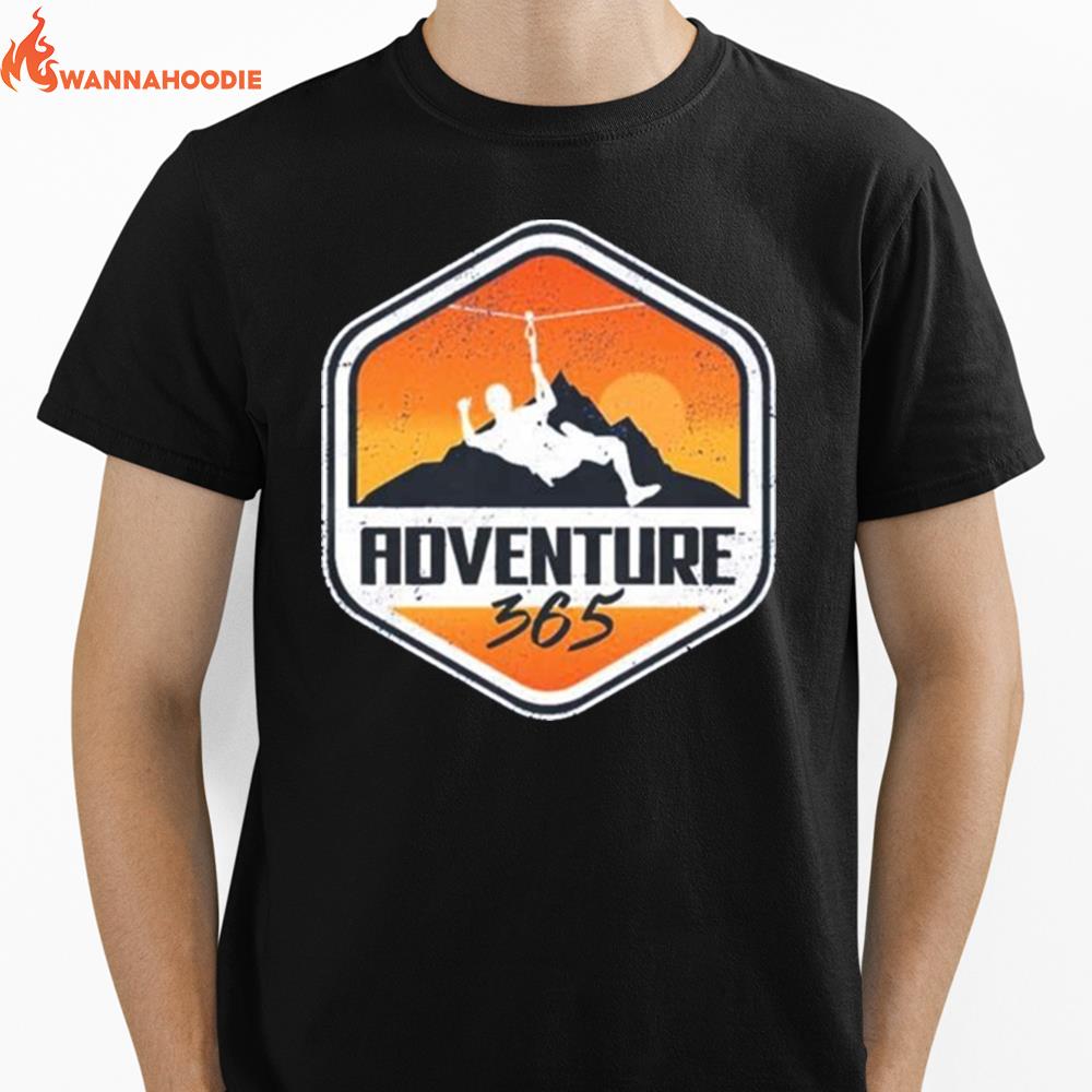 Adventure 365 Zip Line Unisex T-Shirt for Men Women