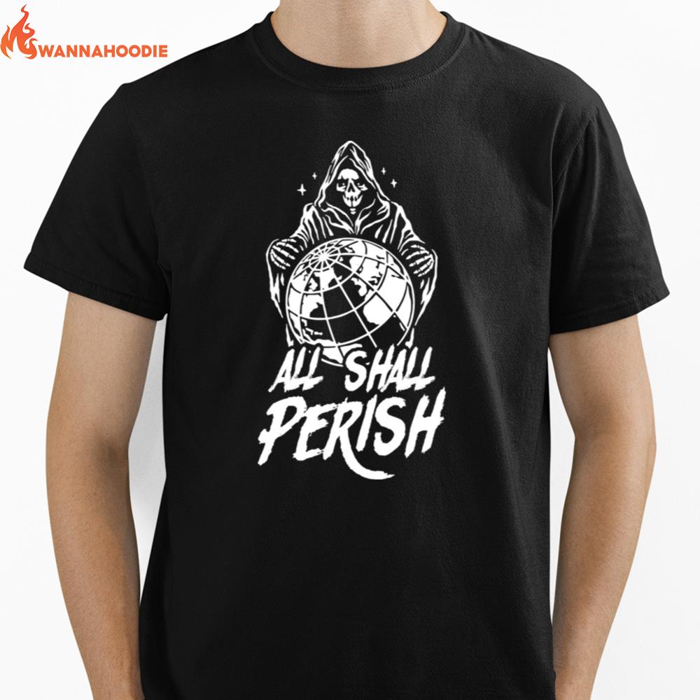 All Shall Perish Skull Gothic Unisex T-Shirt for Men Women