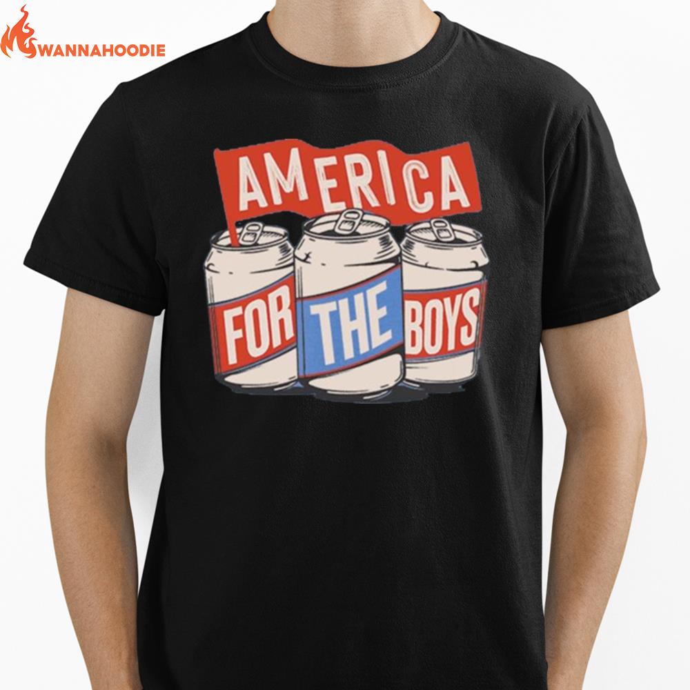 America For The Boys Beer Unisex T-Shirt for Men Women