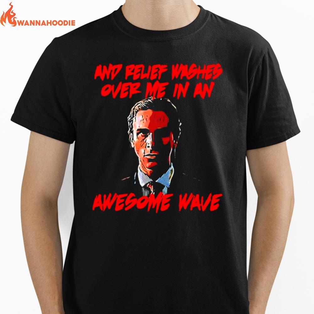 American Psycho Essential Awesome Wave Unisex T-Shirt for Men Women