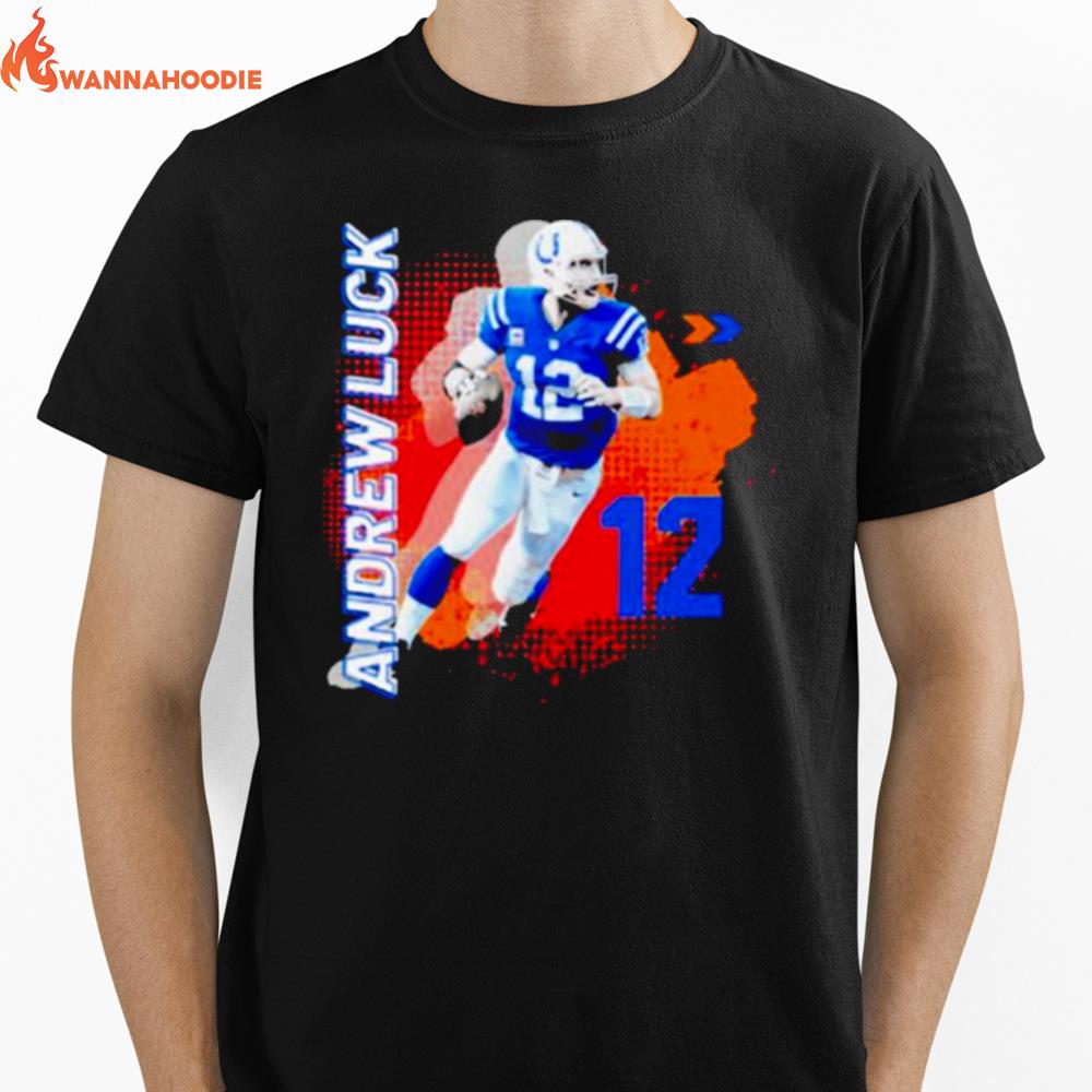 Andrew Luck 12 Football Unisex T-Shirt for Men Women