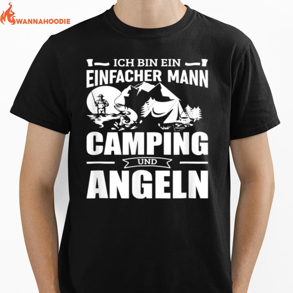 Angel Fisch Angler Fischer Angeln Geschenk Unisex T-Shirt for Men Women