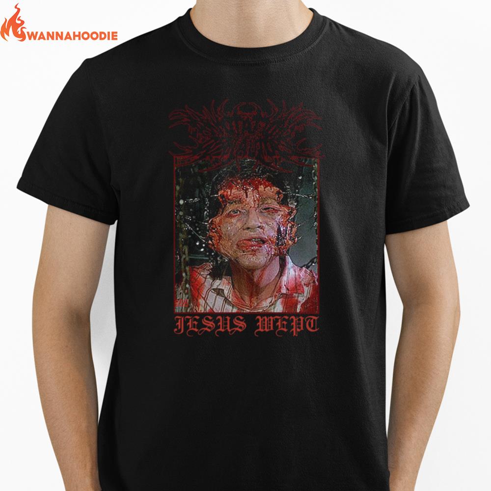 Annotations Of An Autopsy Jesus Wept Horror Halloween Unisex T-Shirt for Men Women