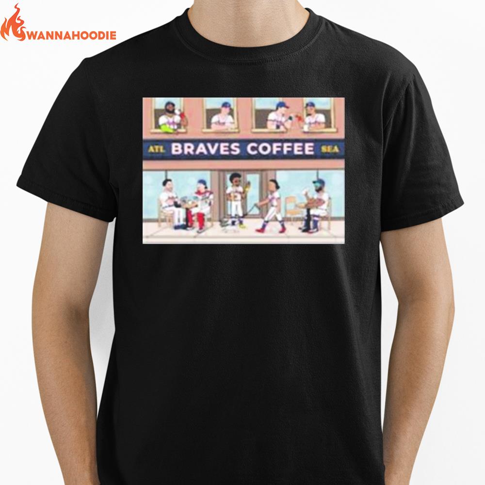 Atl Braves Coffee Sea Unisex T-Shirt for Men Women