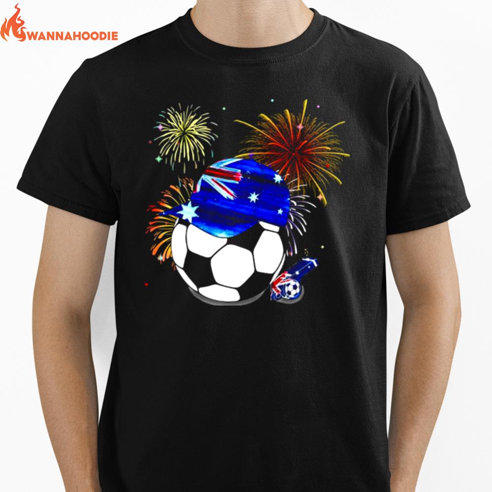 Australia Flag Football Unisex T-Shirt for Men Women