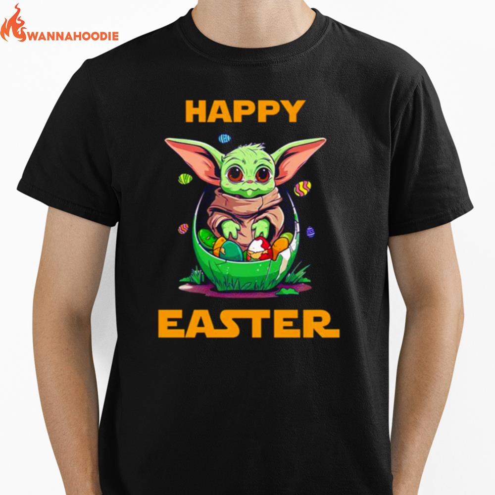 Baby Yoda Happy Easter Star Wars Unisex T-Shirt for Men Women