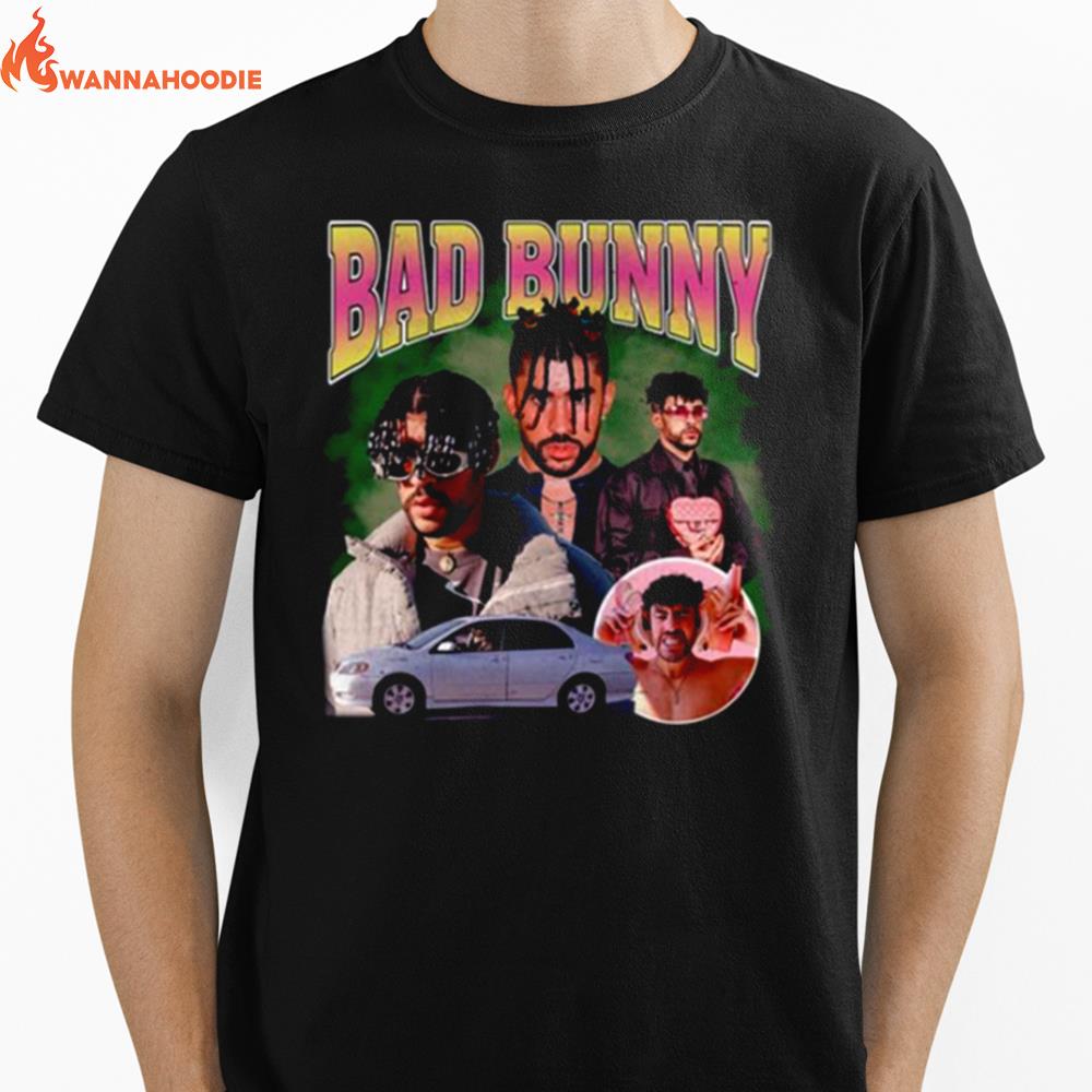 Bad Bunny 90S Vintage Style Bad Bunny Unisex T-Shirt for Men Women