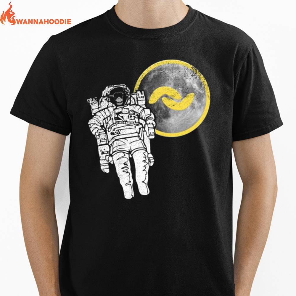 Banano Monkey To The Moon Unisex T-Shirt for Men Women