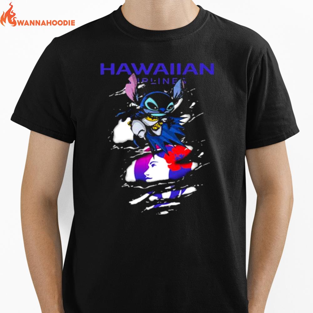 Bat Stitch Hawaiian Airlines Logo Unisex T-Shirt for Men Women