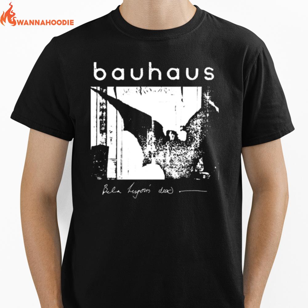 Bauhaus Bat Wings Bela Lugosis Dead Unisex T-Shirt for Men Women