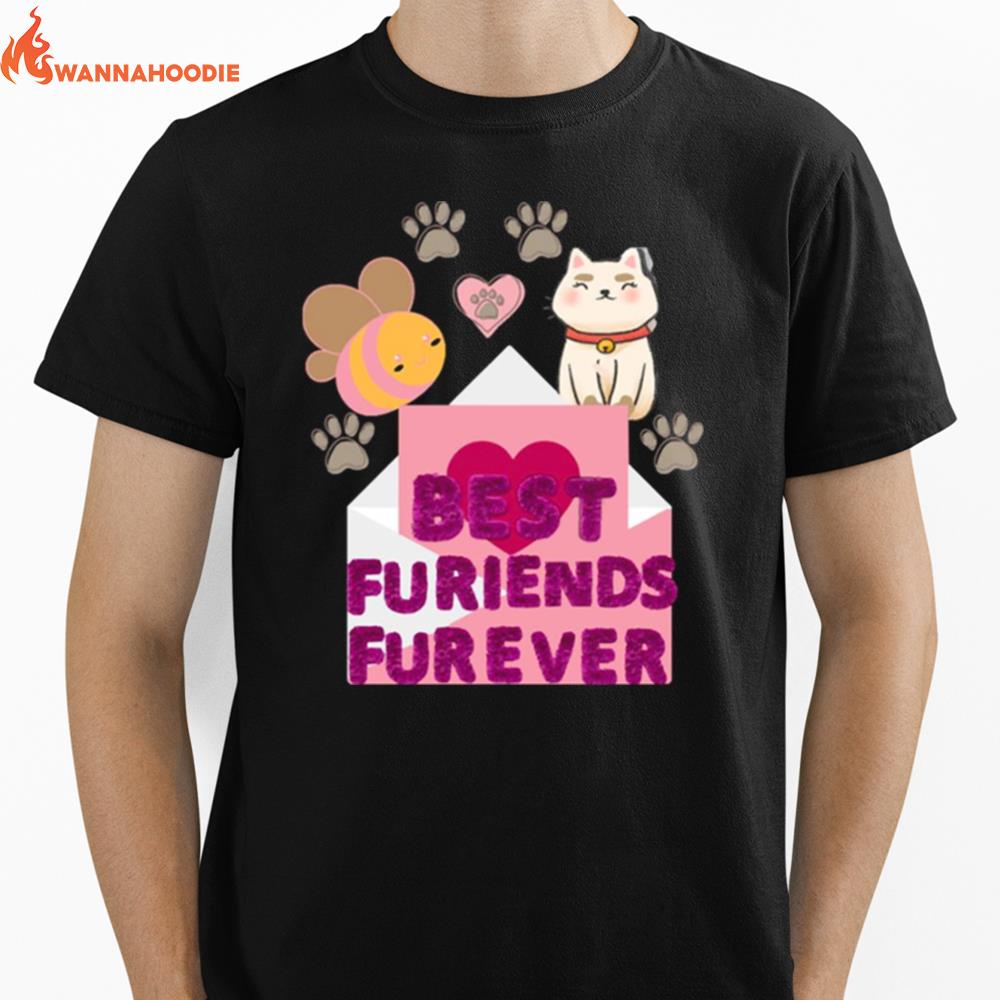 Best Furiends Furever Bee And Puppycat Unisex T-Shirt for Men Women