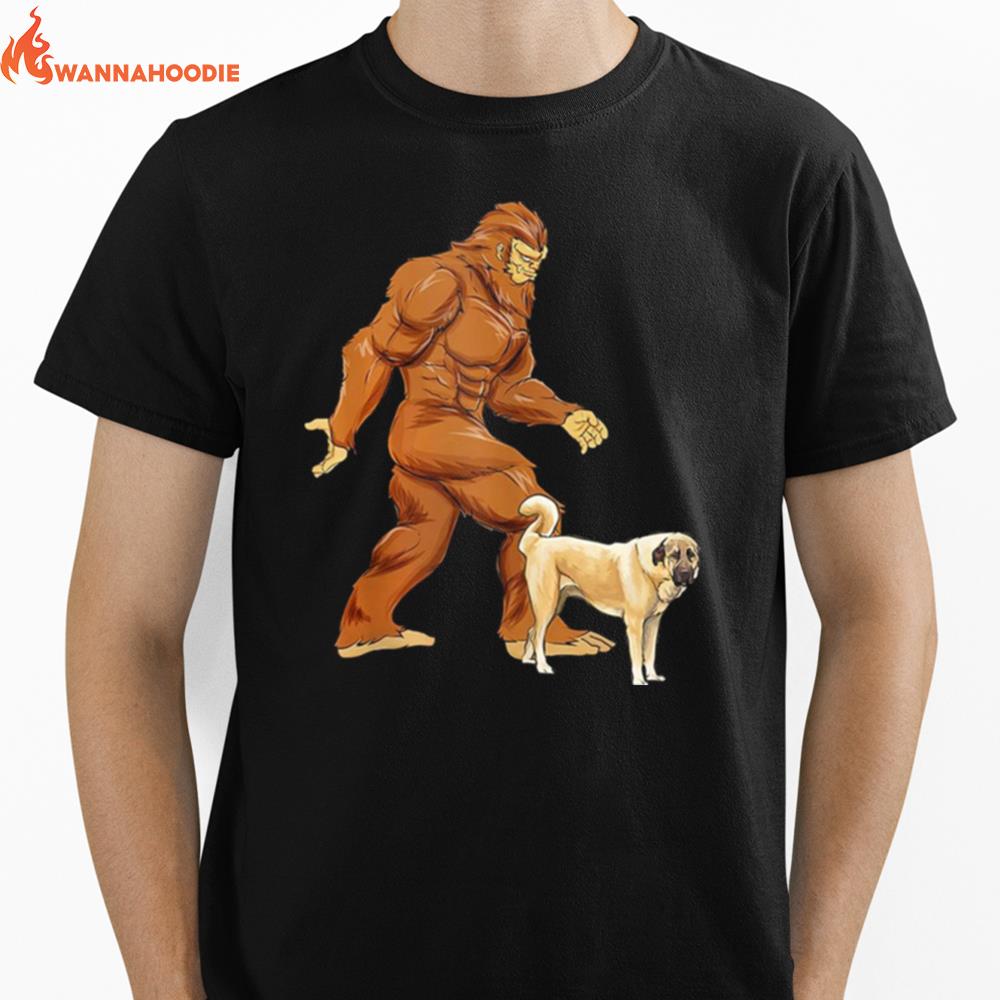 Bigfoot Walking Anatolian Shepherd Classic Unisex T-Shirt for Men Women