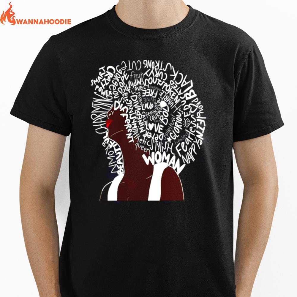 Black Power Educated Strong Black Women Afrikan Queen Unisex T-Shirt for Men Women