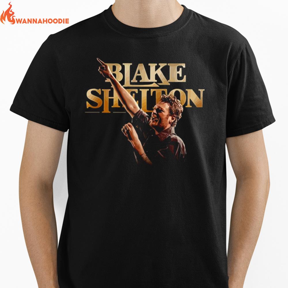 Blake Shelton Country Music Singer Unisex T-Shirt for Men Women