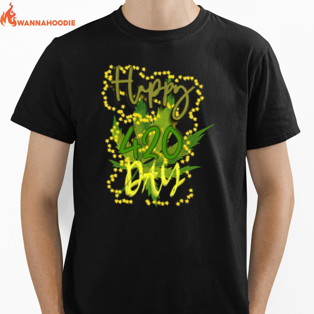 Blink Blink Happy 420 Days Unisex T-Shirt for Men Women