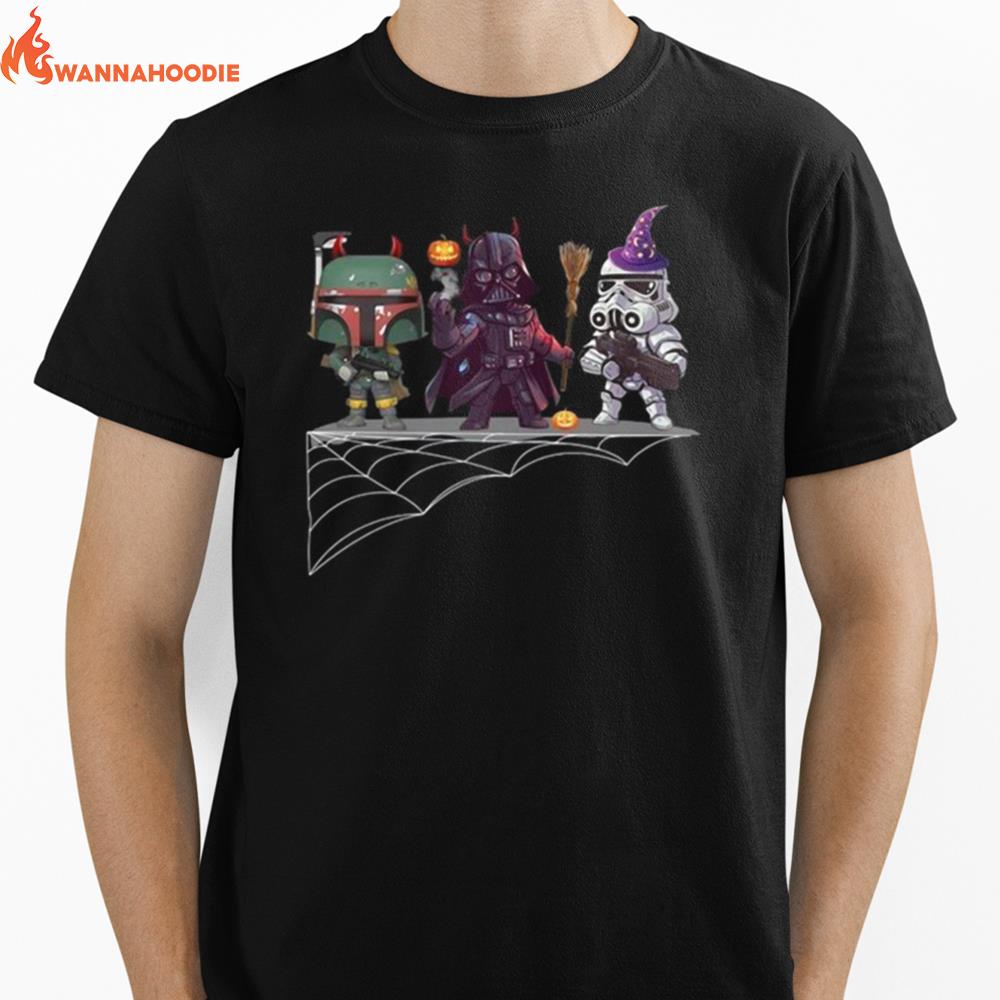 Boba Fett Darth Vader Star Wars Halloween Unisex T-Shirt for Men Women