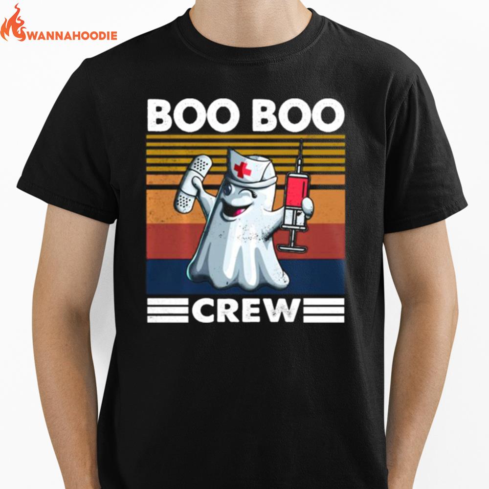 Boo Boo Crew Halloween Unisex T-Shirt for Men Women