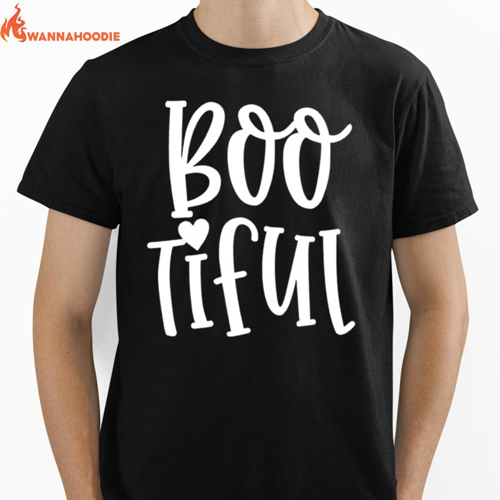 Boo Tiful Cute Womens Vintage Halloween Party Unisex T-Shirt for Men Women