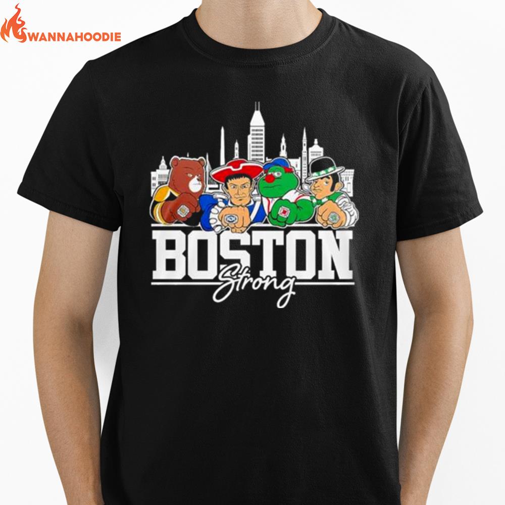 Boston Strong Boston City Sport Teams Mascot Unisex T-Shirt for Men Women