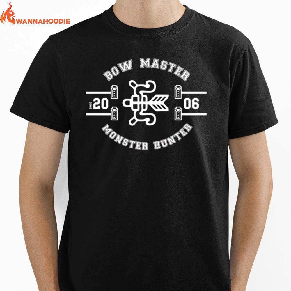 Bow Master Monster Hunter Unisex T-Shirt for Men Women