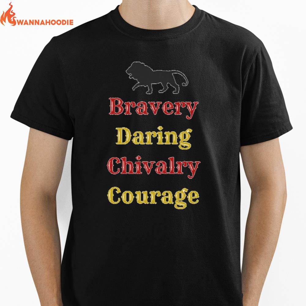 Bravery Courage Classic Unisex T-Shirt for Men Women