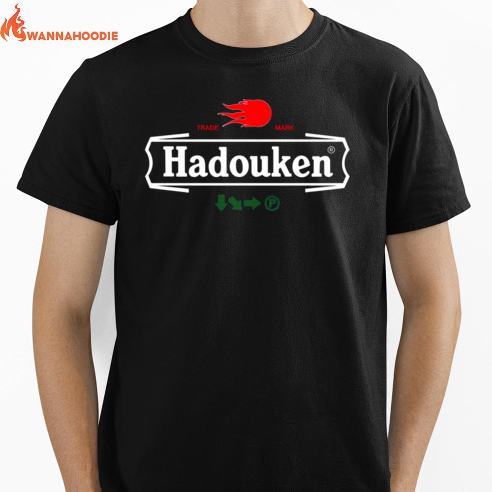 Brewhouse Hadouken Heniken Logo X Street Fighter Unisex T-Shirt for Men Women