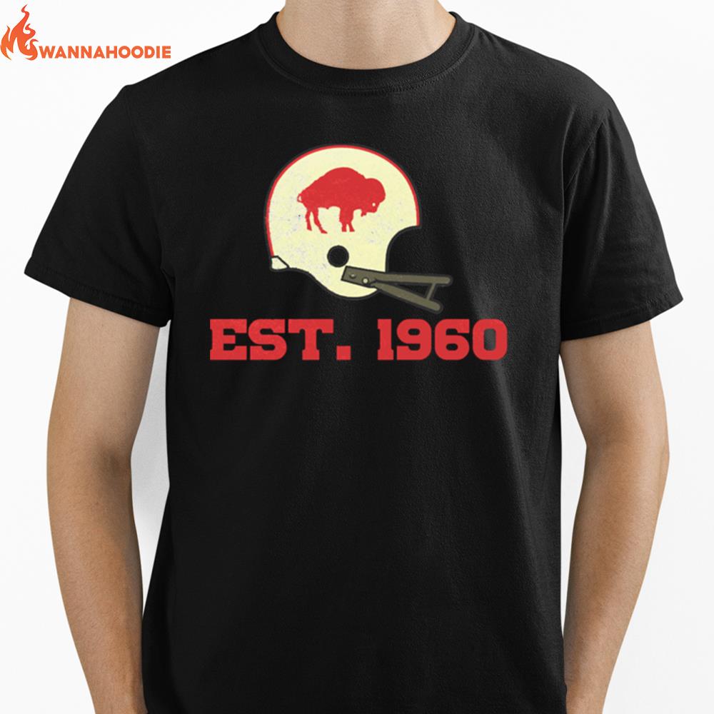 Buffalo Football Est. 1960 Classic Unisex T-Shirt for Men Women