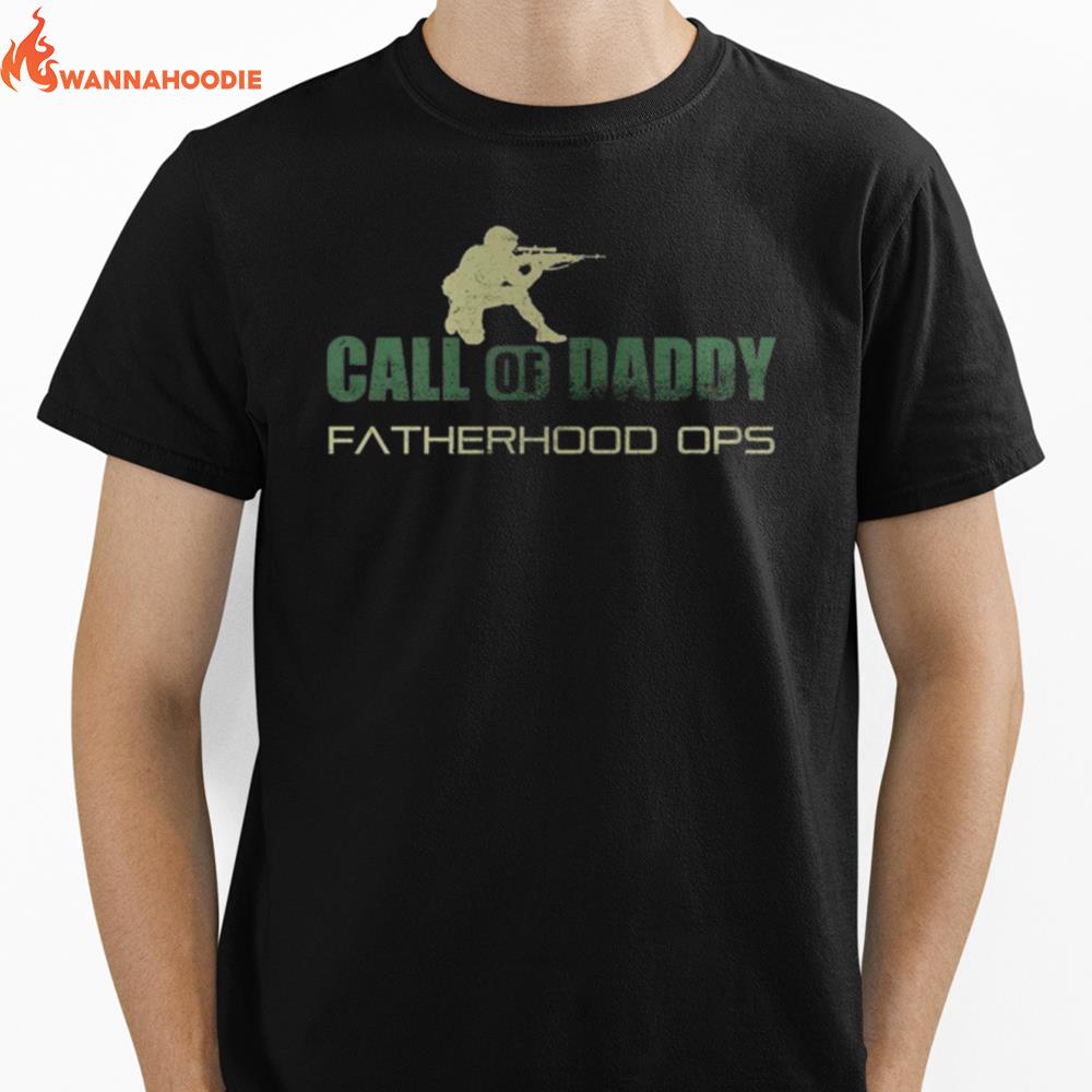 Call Of Daddy Fatherhood Ops Unisex T-Shirt for Men Women