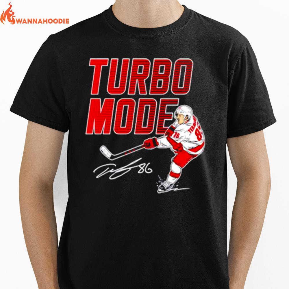 Carolina Hurricanes Teuvo Teräväinen Turbo Mode Unisex T-Shirt for Men Women