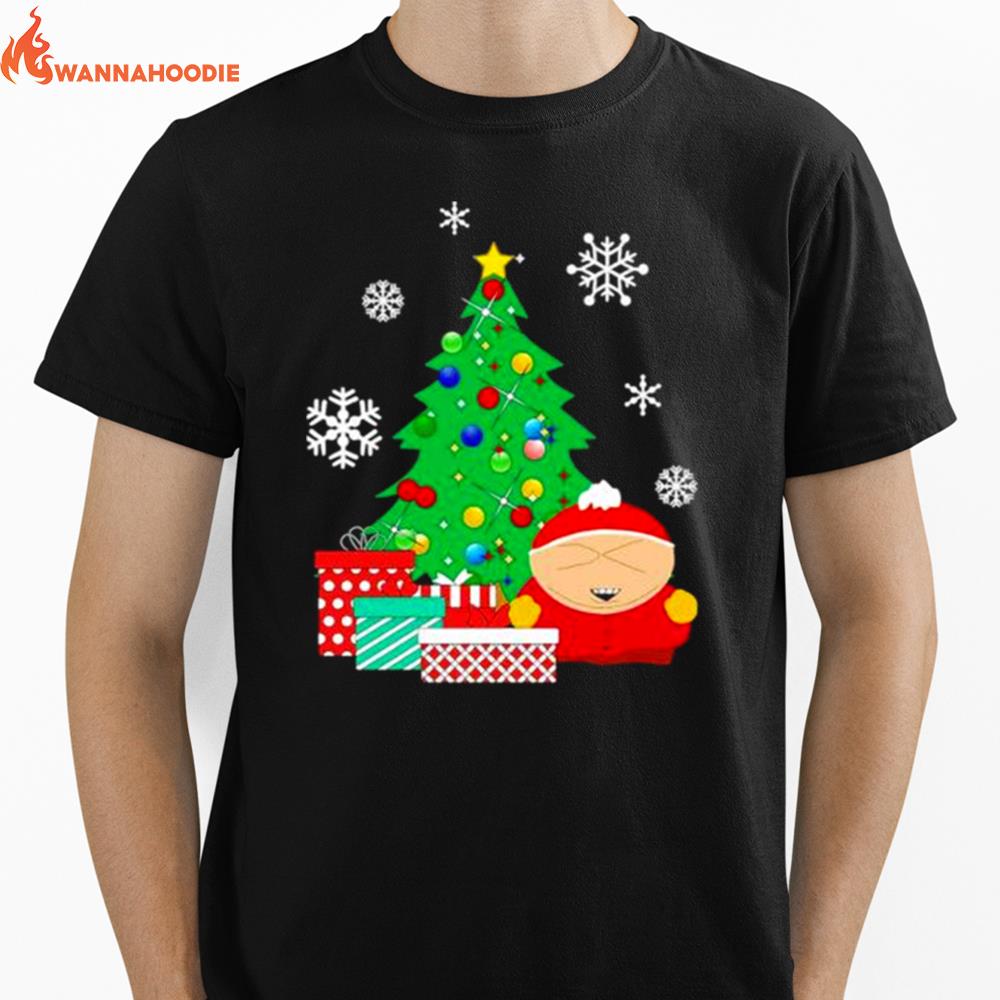 Cartman Around The Christmas Tree South Park Unisex T-Shirt for Men Women