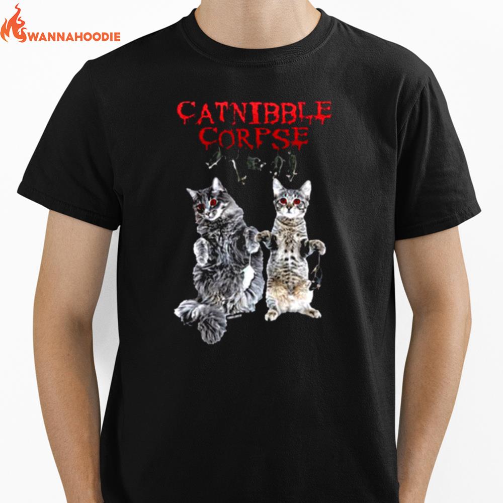 Cat Corpse Cannibal Corpse Parody Unisex T-Shirt for Men Women