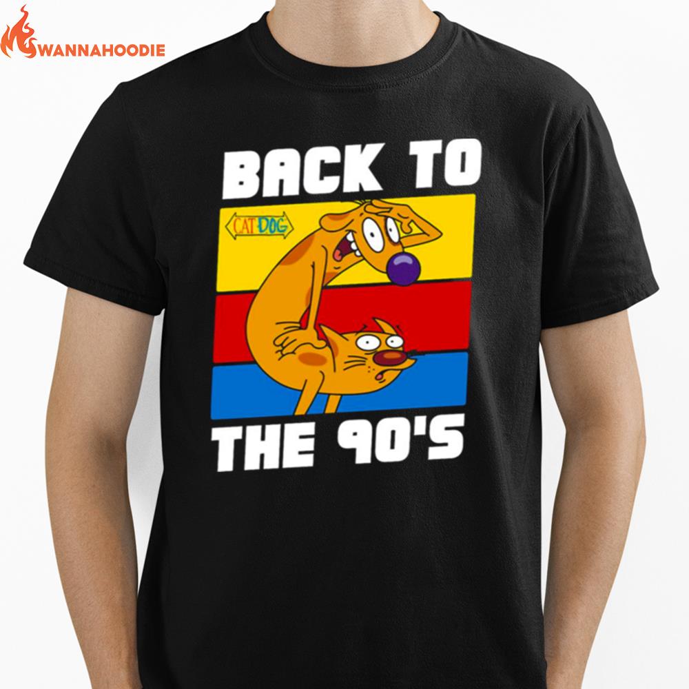 Catdog Retro Colors Movie Funny Unisex T-Shirt for Men Women