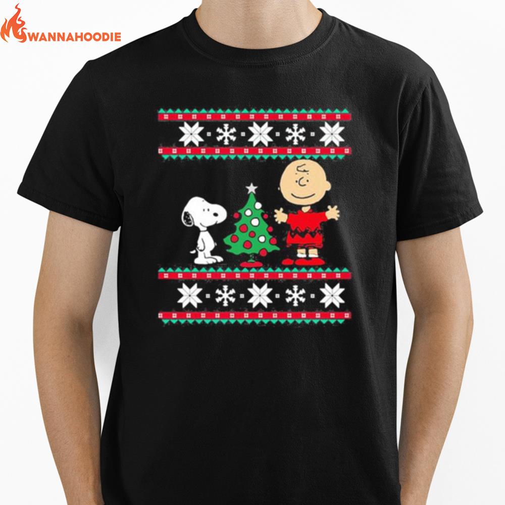 Charlie Brown And Snoopy Ugly Christmas Unisex T-Shirt for Men Women