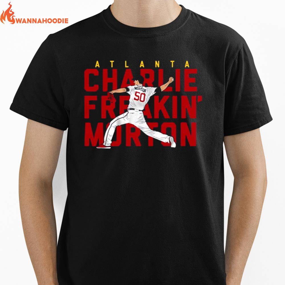 Charlie Freakin Morton Atlanta Mlbpa Licensed Unisex T-Shirt for Men Women