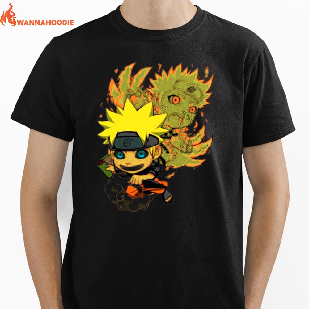 Chibi Design Narutos World Anime Unisex T-Shirt for Men Women