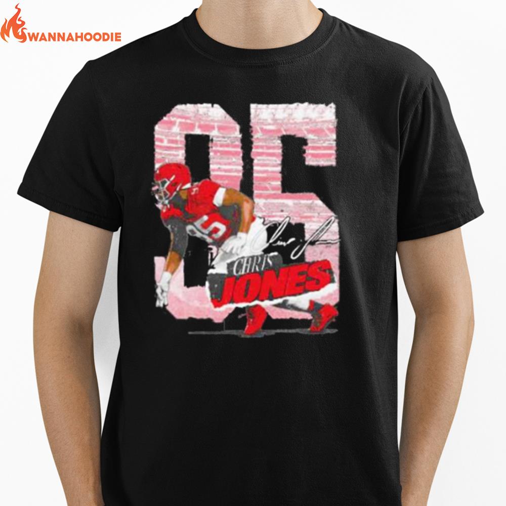 Chris Jones 85 Kansas City Chiefs Rough Unisex T-Shirt for Men Women